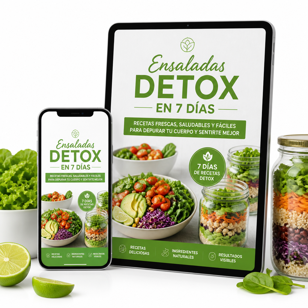 Guía digital para alimentación sana, rápida y variada.
